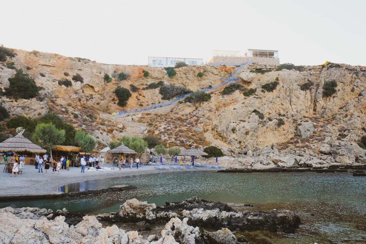 Grande Blue Suites With Private Bay Archangelos  Zewnętrze zdjęcie